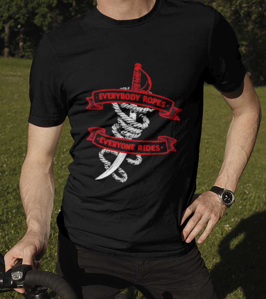Everybody Ropes Everyone Rides Buffalo Sabres Rope Sword T-Shirt