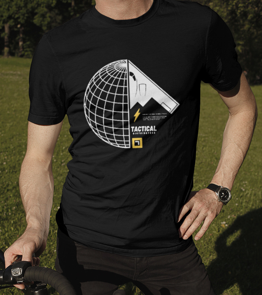 Tactical Distributors Core Network Globe And Lightning T-Shirt