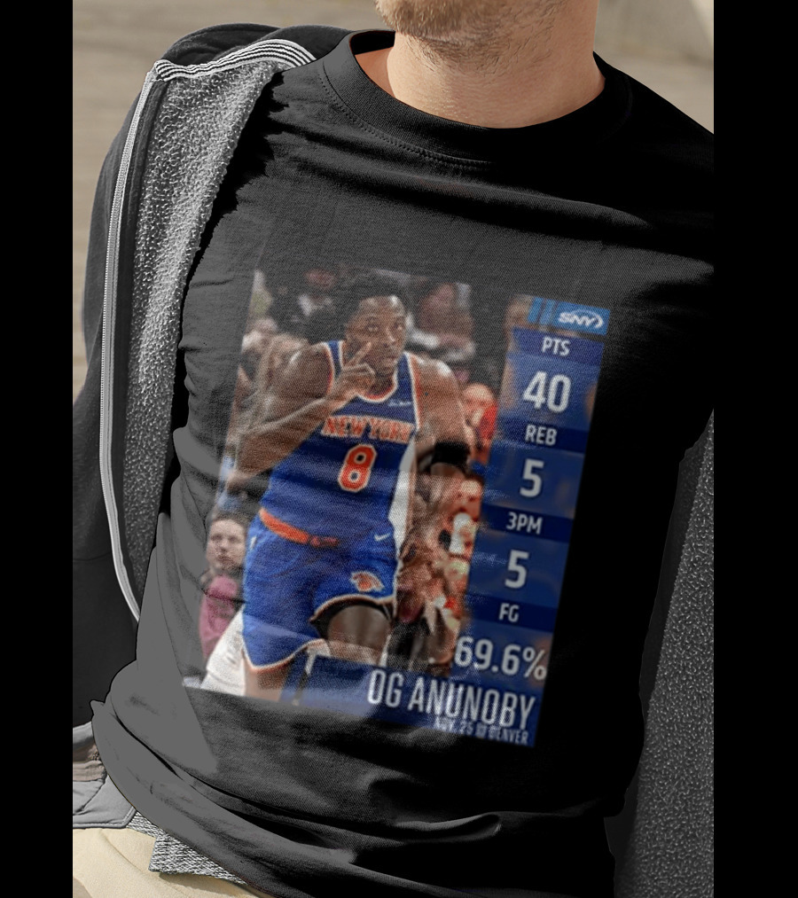OG Anunoby 40 Points New York Performance Nov 25 Denver T-Shirt
