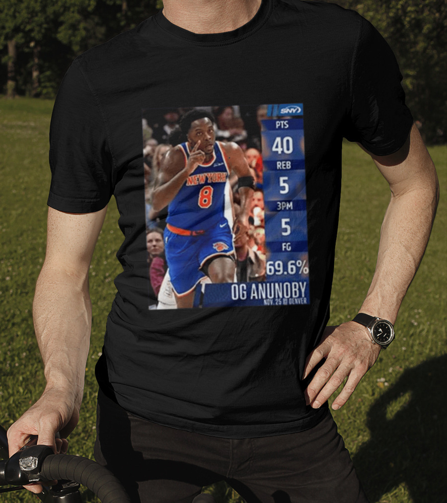 OG Anunoby 40 Points New York Performance Nov 25 Denver T-Shirt