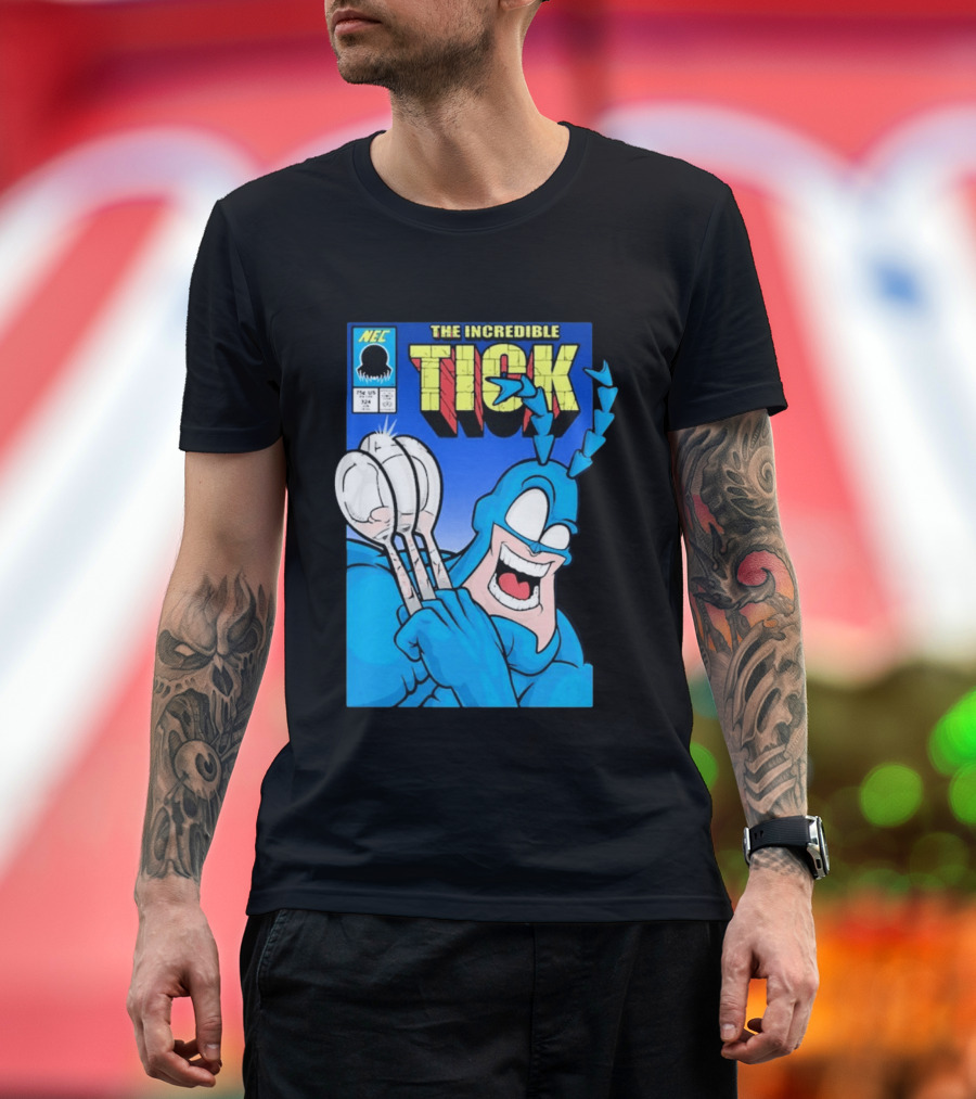 The Incredible Tick Spoon NEC Comic 324 T-Shirt