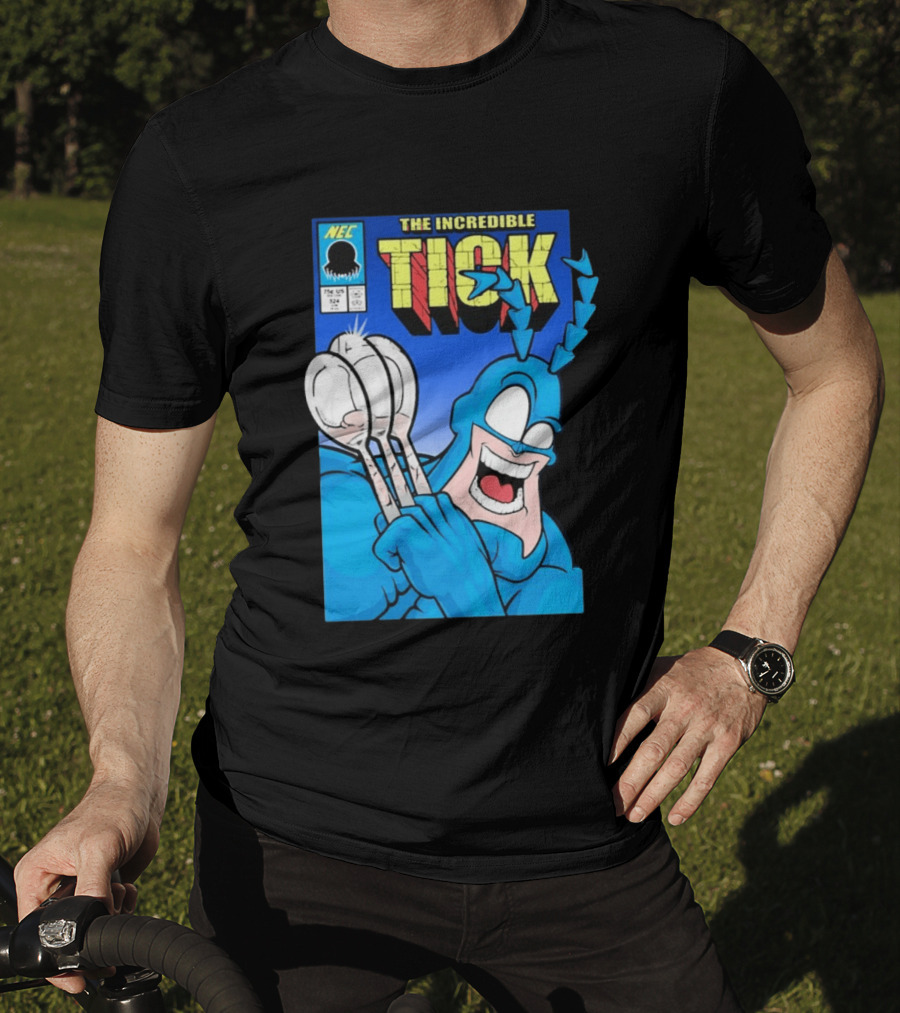 The Incredible Tick Spoon NEC Comic 324 T-Shirt