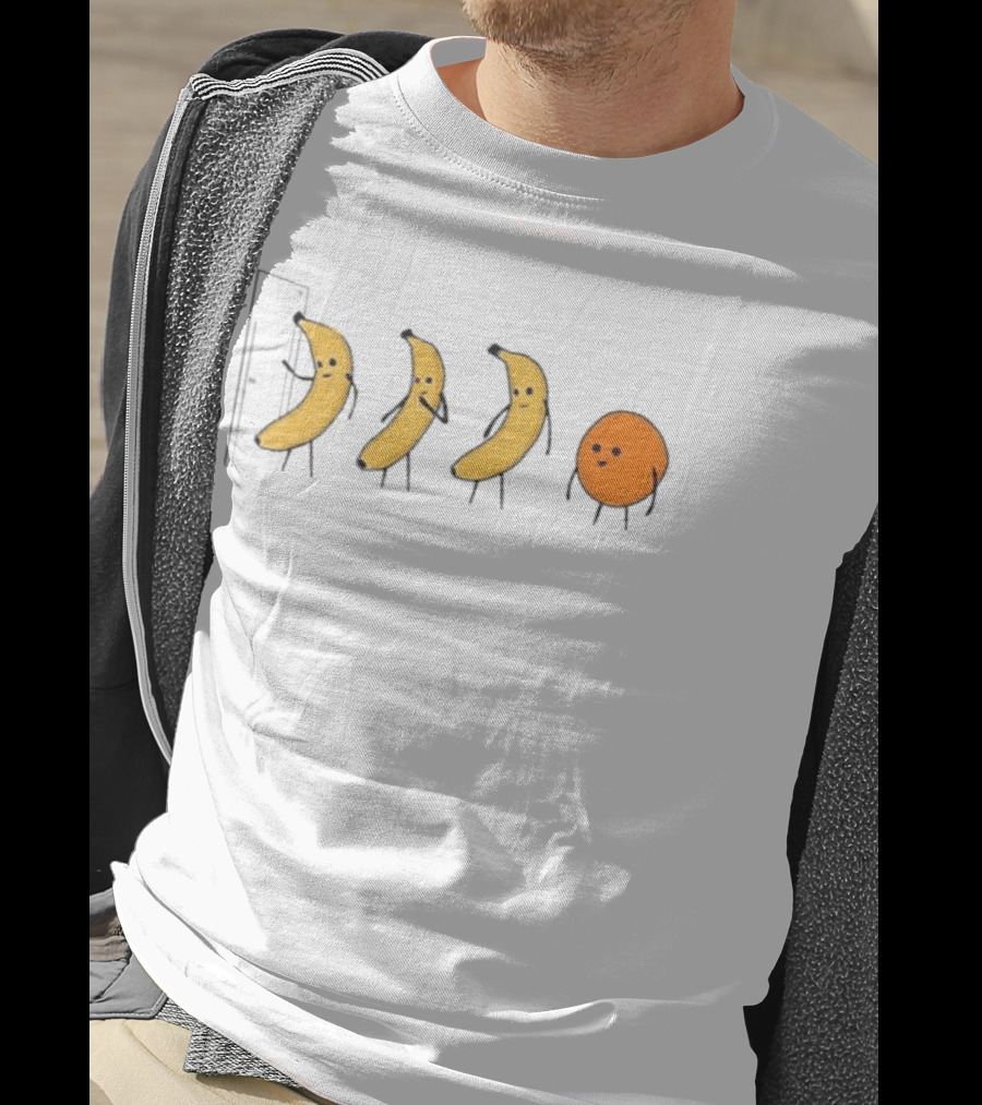 Nathan W. Pyle Banana Knock Knock Joke Comic Orange T-Shirt