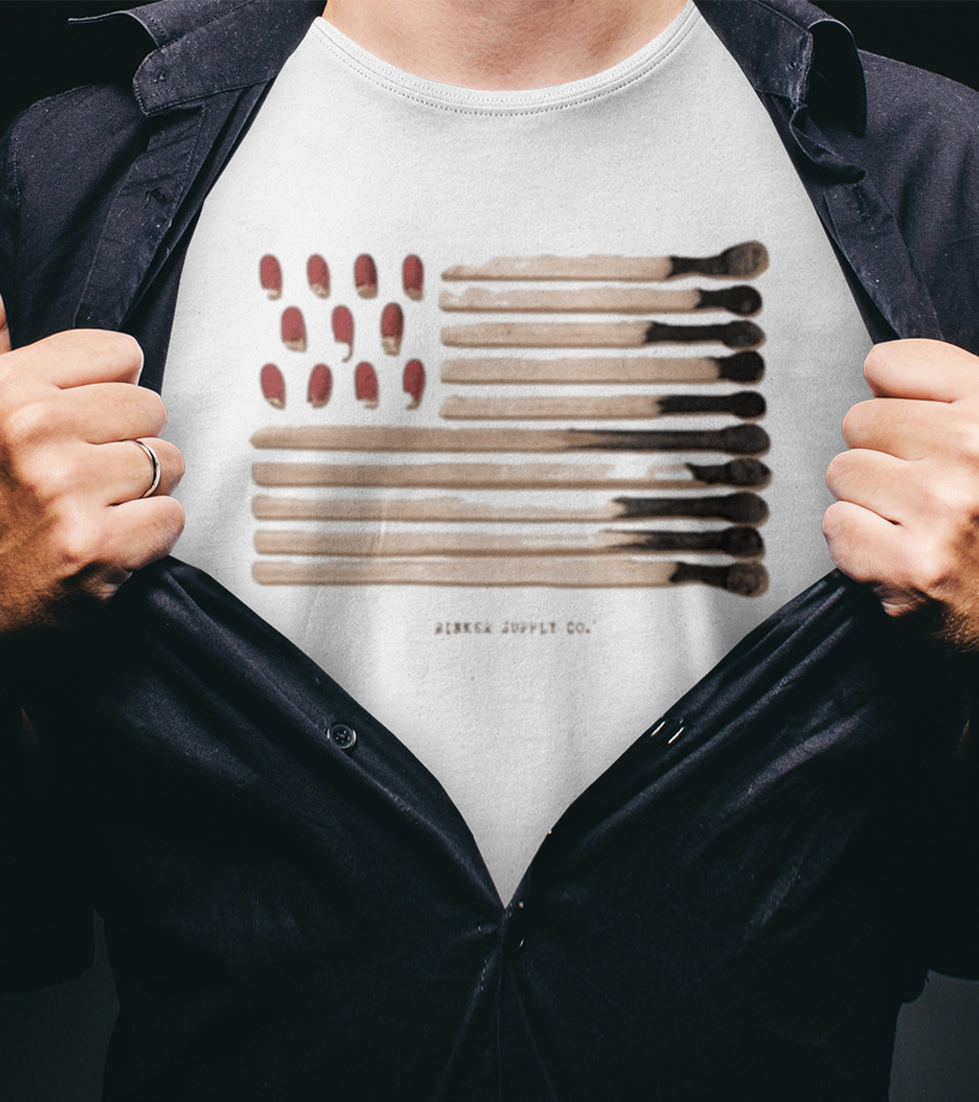 Noah Rinker Rinker Supply Co Matches American Flag T-Shirt