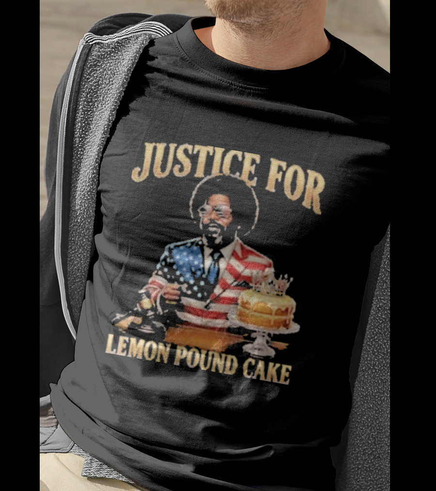 Justice For Lemon Pound Cake Afroman American Flag Suit T-Shirt