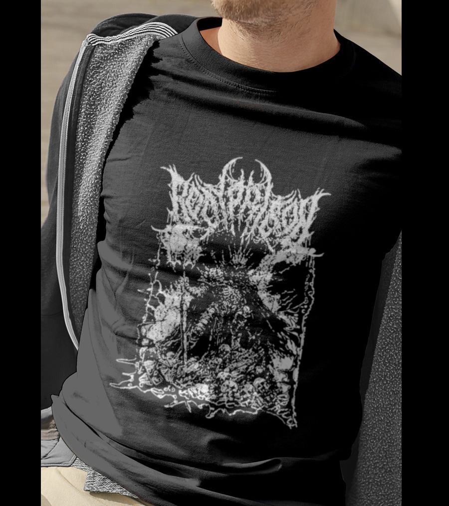Body Prison Kara Text Graphic White Extreme Metal T-Shirt