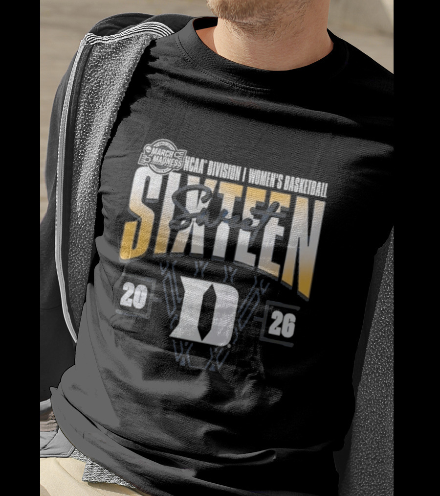 Duke Blue Devils 2026 NCAA Women's Basketball March Madness Sweet Sixteen T-Shirt