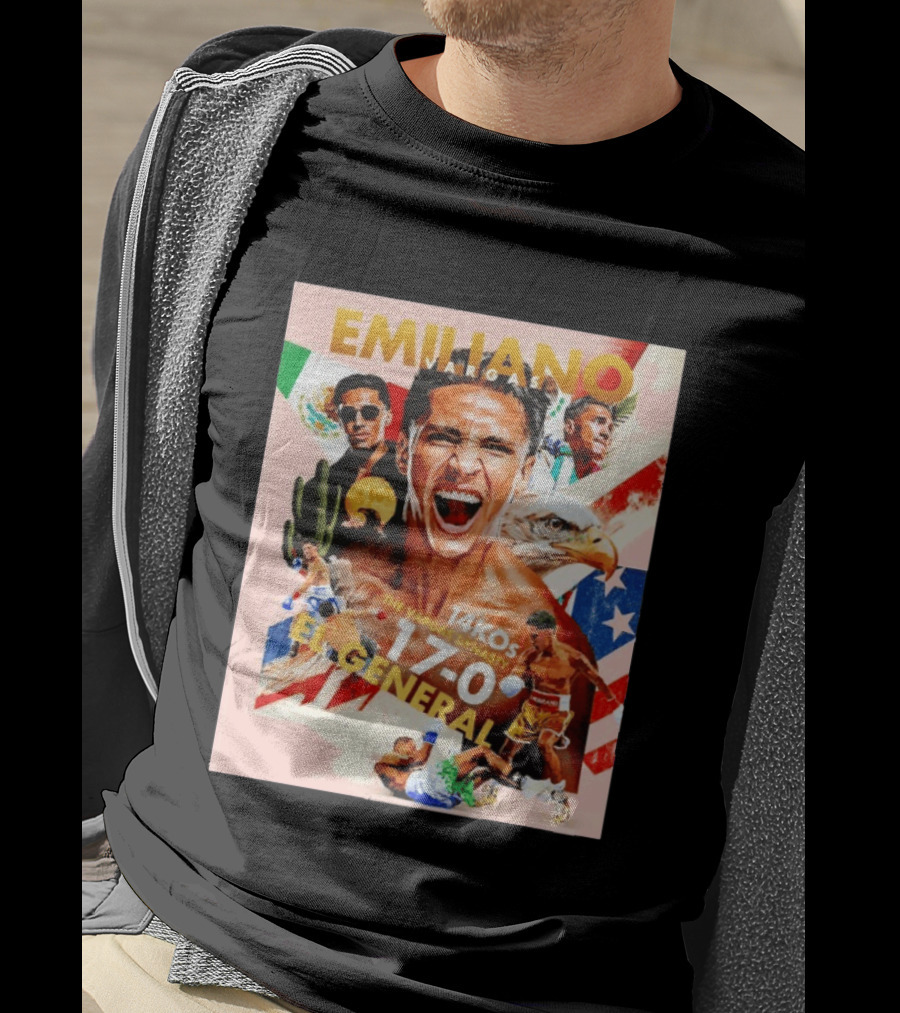 Emiliano Vargas El General 17 0 Boxer The Vargas Dynasty 14 KOs T-Shirt