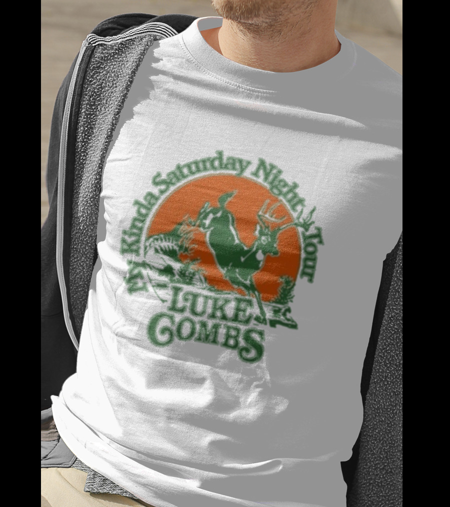 Luke Combs My Kinda Saturday Night Deer Tour 2026 T-Shirt