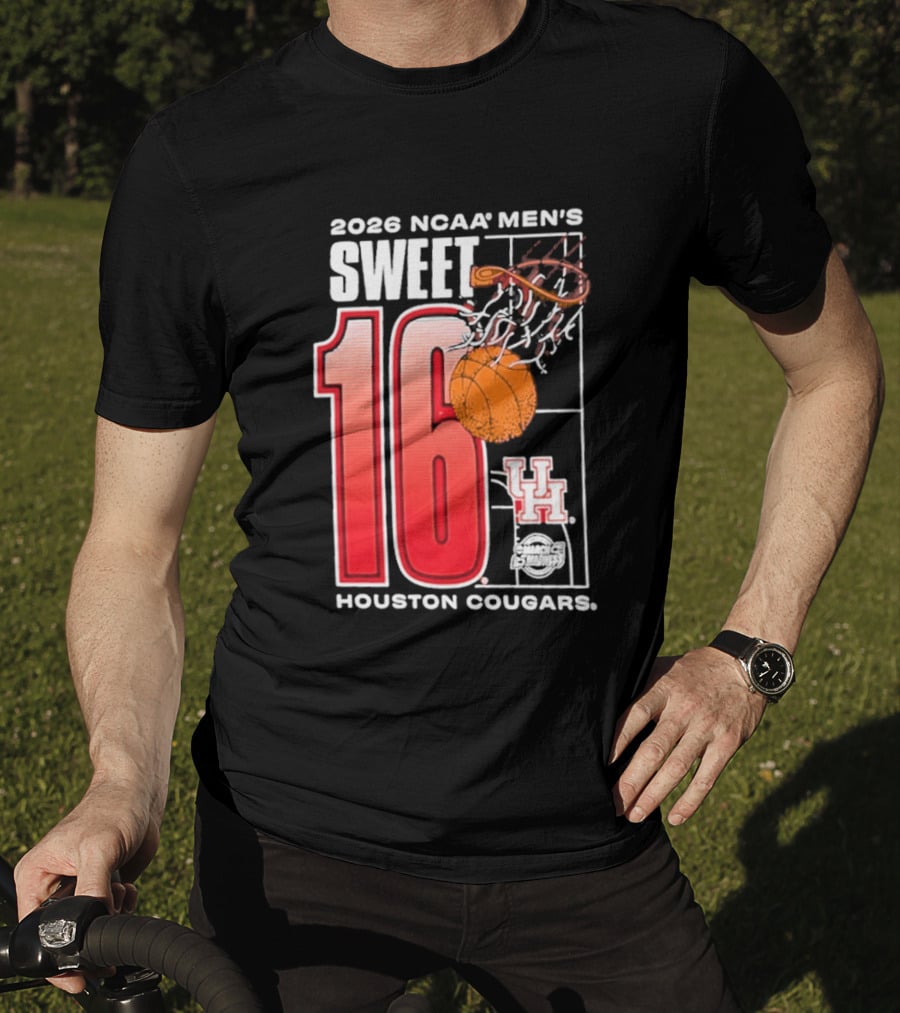 2026 NCAA Men's Sweet 16 Bound Houston Cougars Basketball T-Shirt