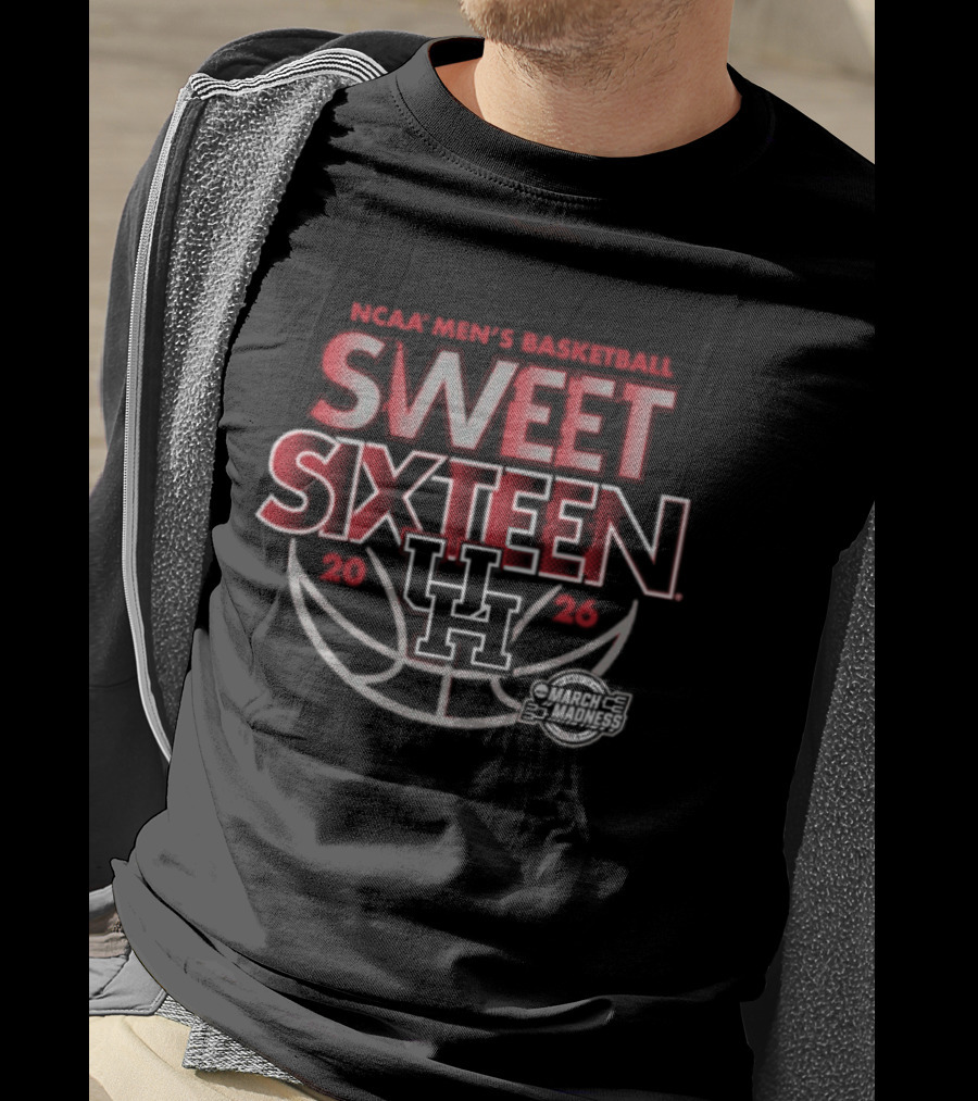 NCAA Men's Basketball UH Sweet Sixteen 2026 March Madness T-Shirt