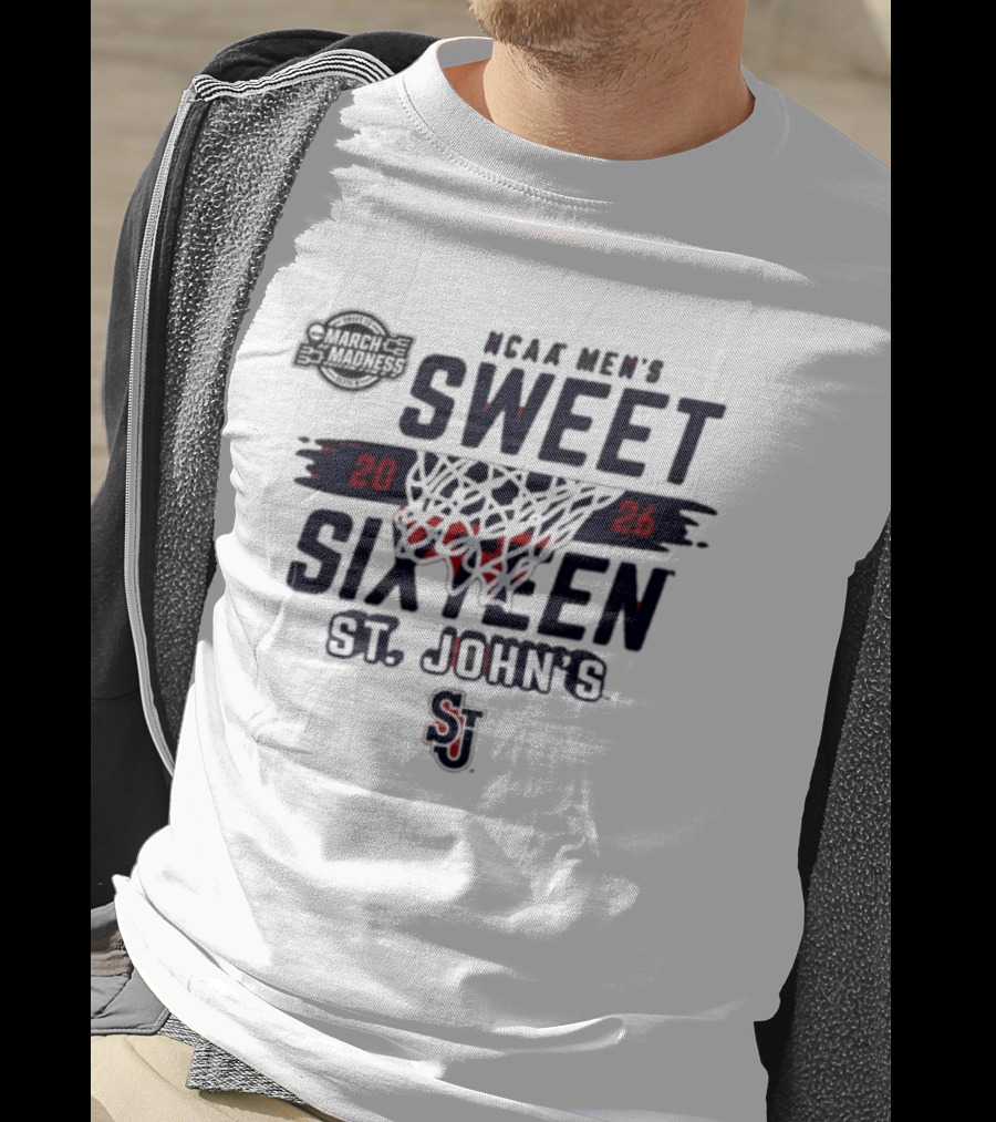 NCAA Men's Sweet Sixteen 2026 St. John's Basketball Bound T-Shirt
