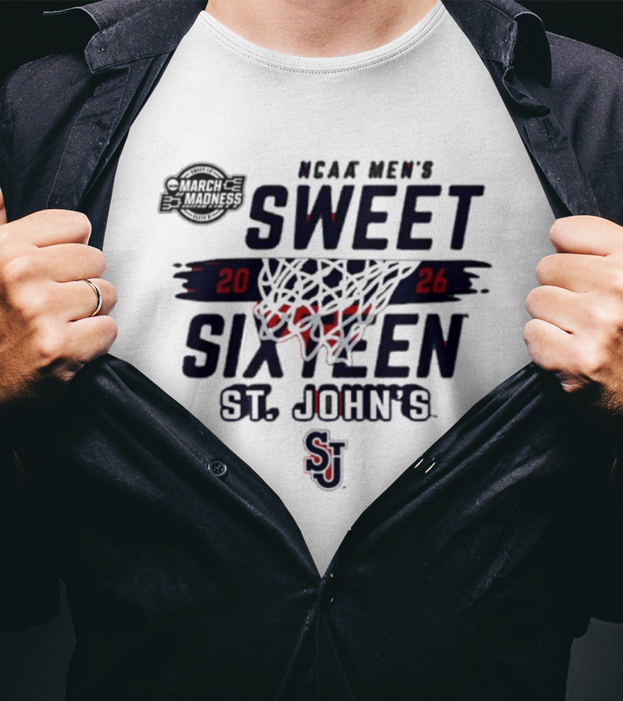 NCAA Men's Sweet Sixteen 2026 St. John's Basketball Bound T-Shirt
