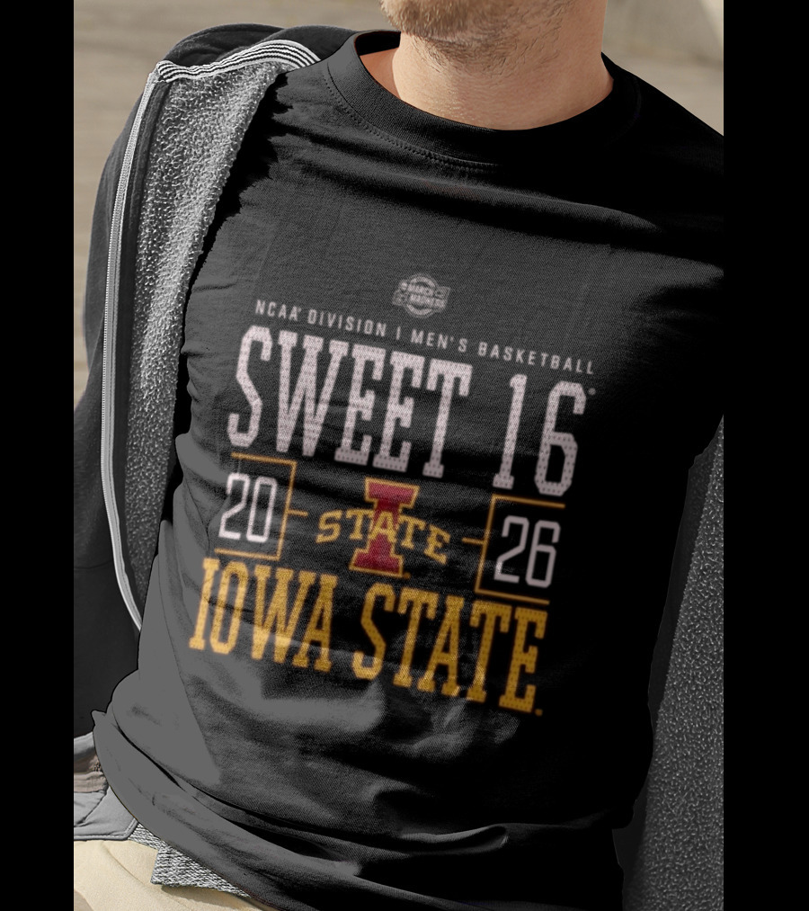 NCAA Division I Men's Basketball Sweet 16 2026 Iowa State T-Shirt
