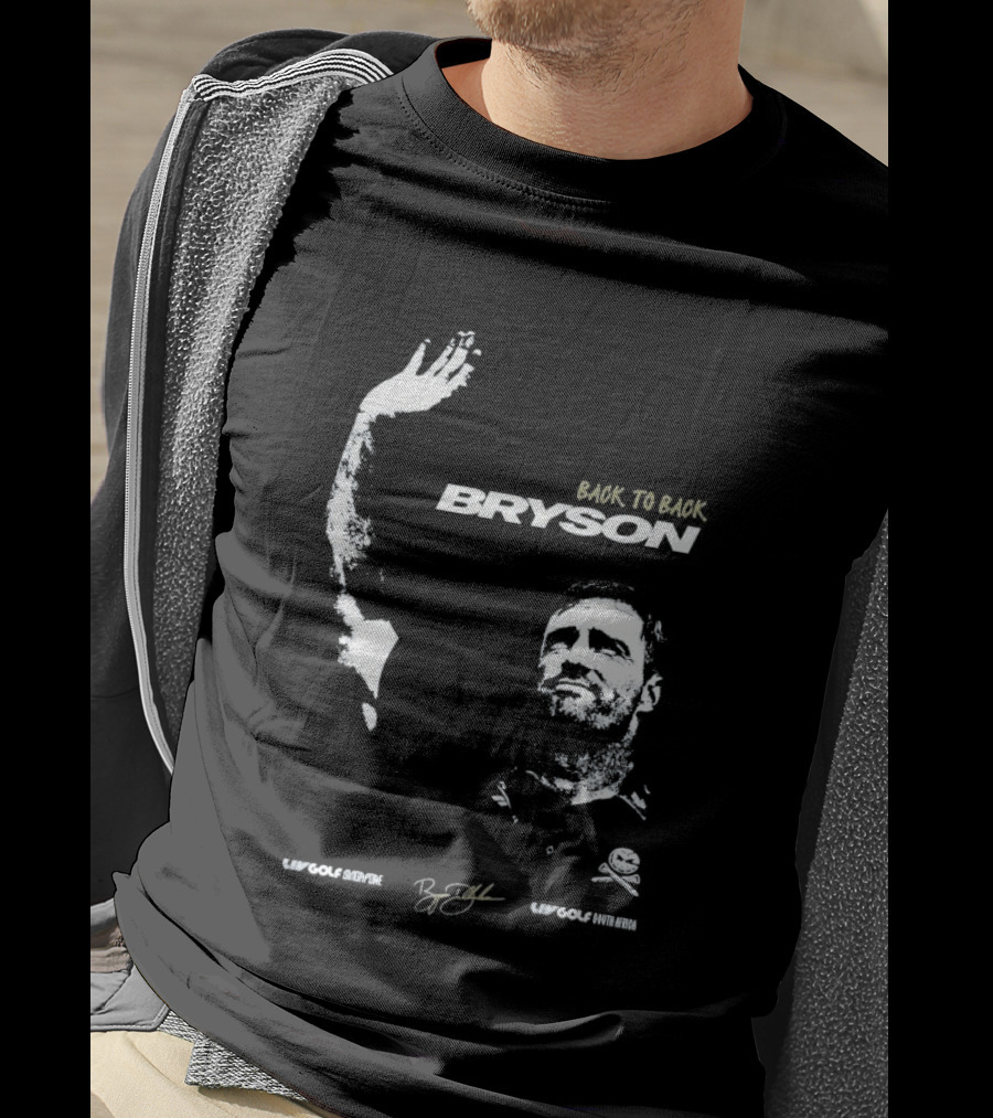 Bryson Back To Back LIV Golf Victory Celebration T-Shirt