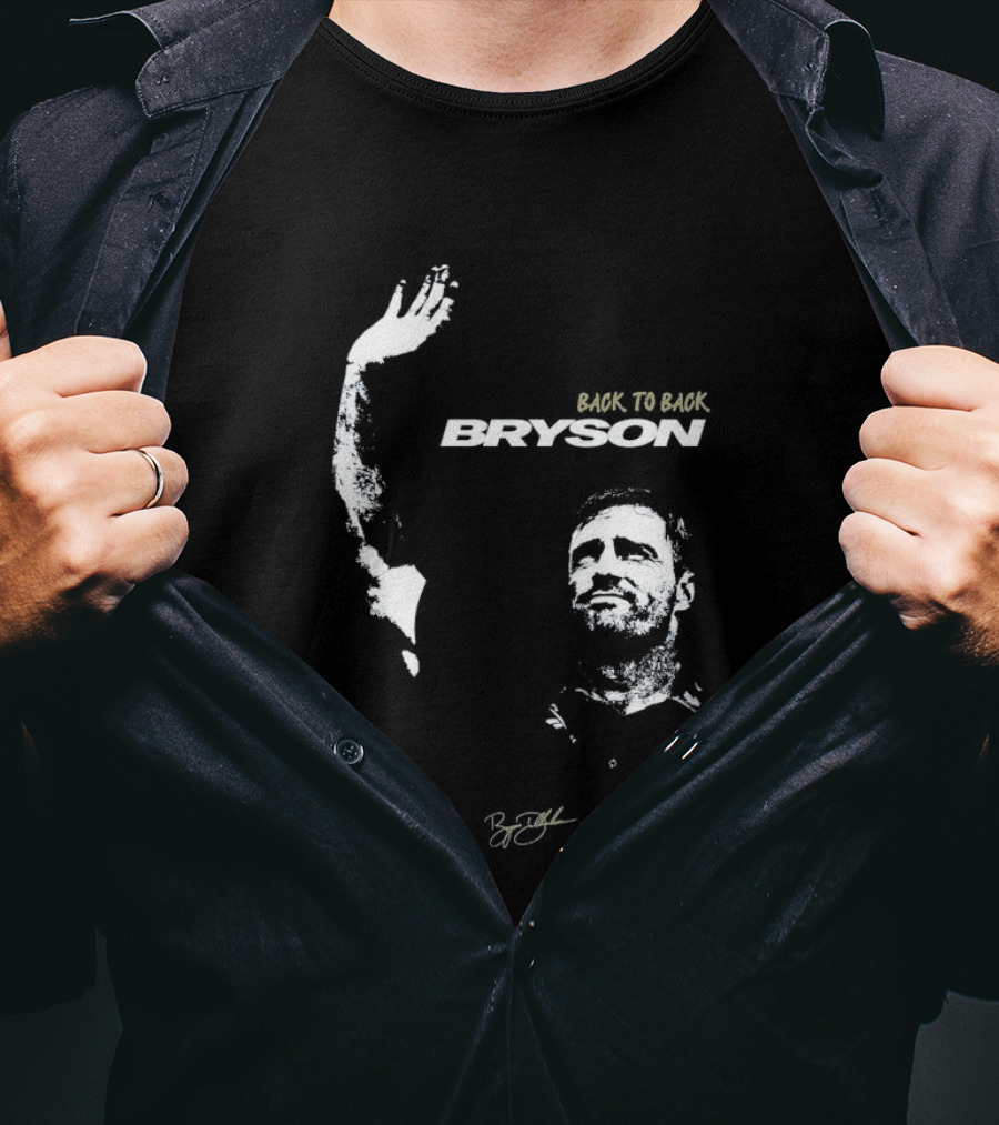 Bryson Back To Back LIV Golf Victory Celebration T-Shirt