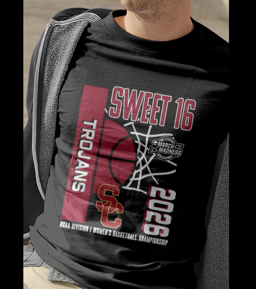 USC Trojans 2026 NCAA Division I Women's Basketball Championship Sweet 16 March Madness T-Shirt