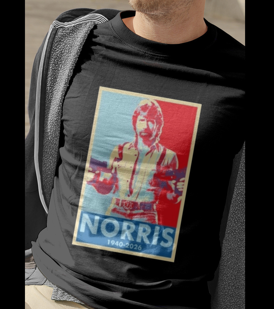 Norris 1940 2026 Retro Tribute With Dual Pistols T-Shirt