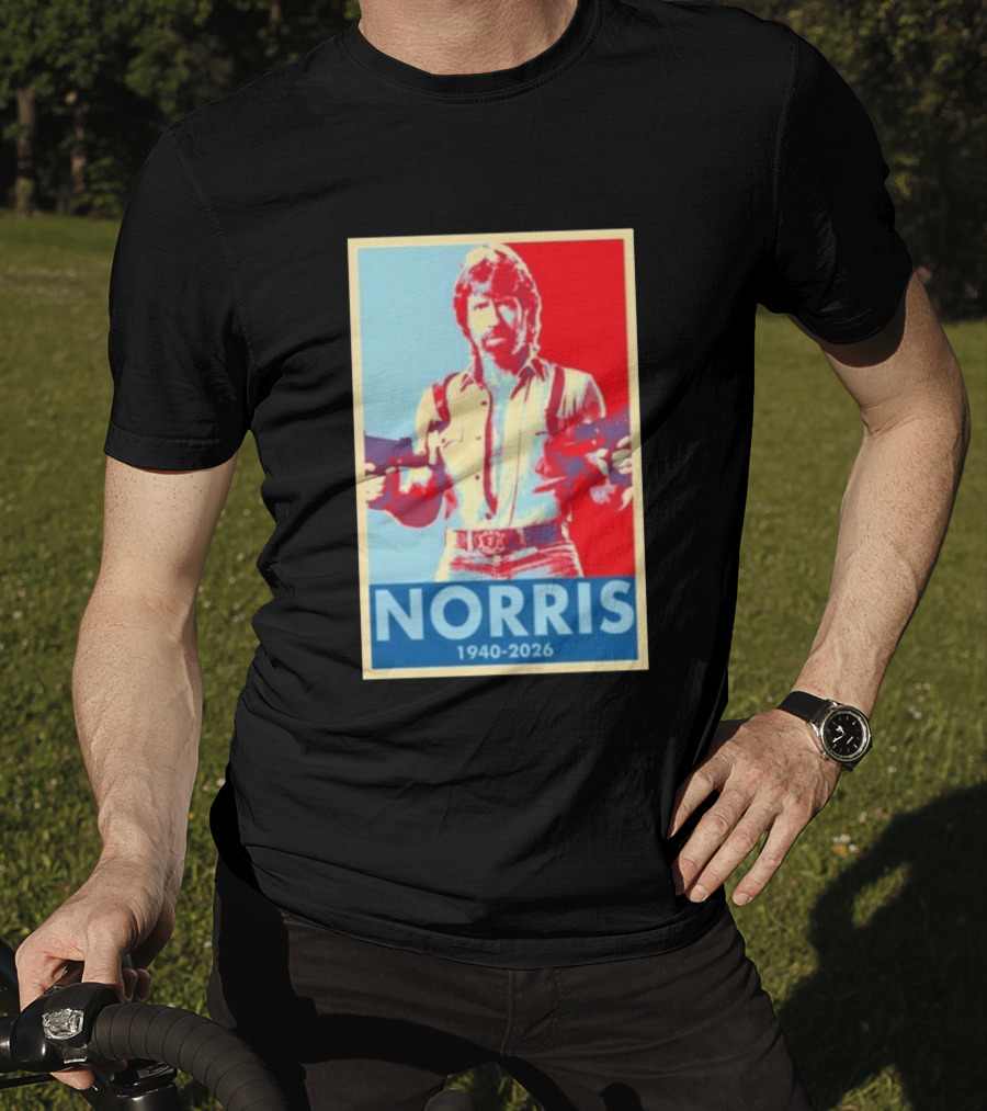 Norris 1940 2026 Retro Tribute With Dual Pistols T-Shirt