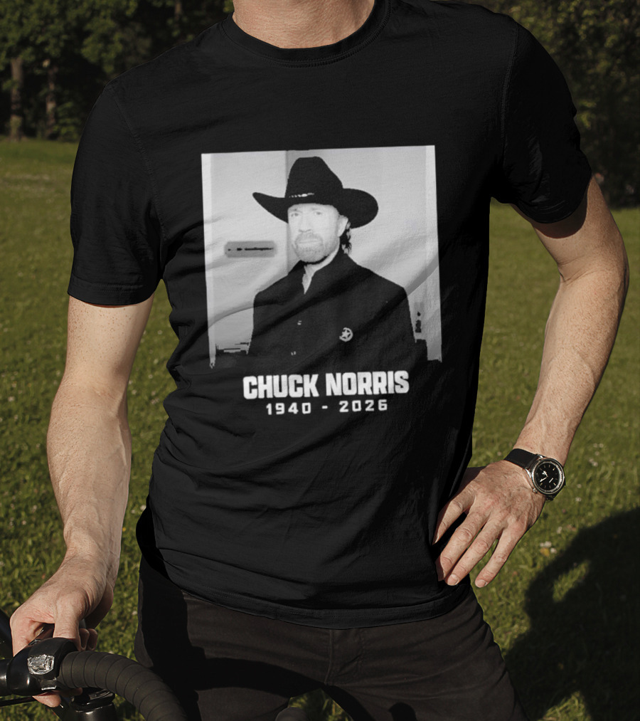 Chuck Norris Rest In Peace 2026 Cowboy Hat T-Shirt