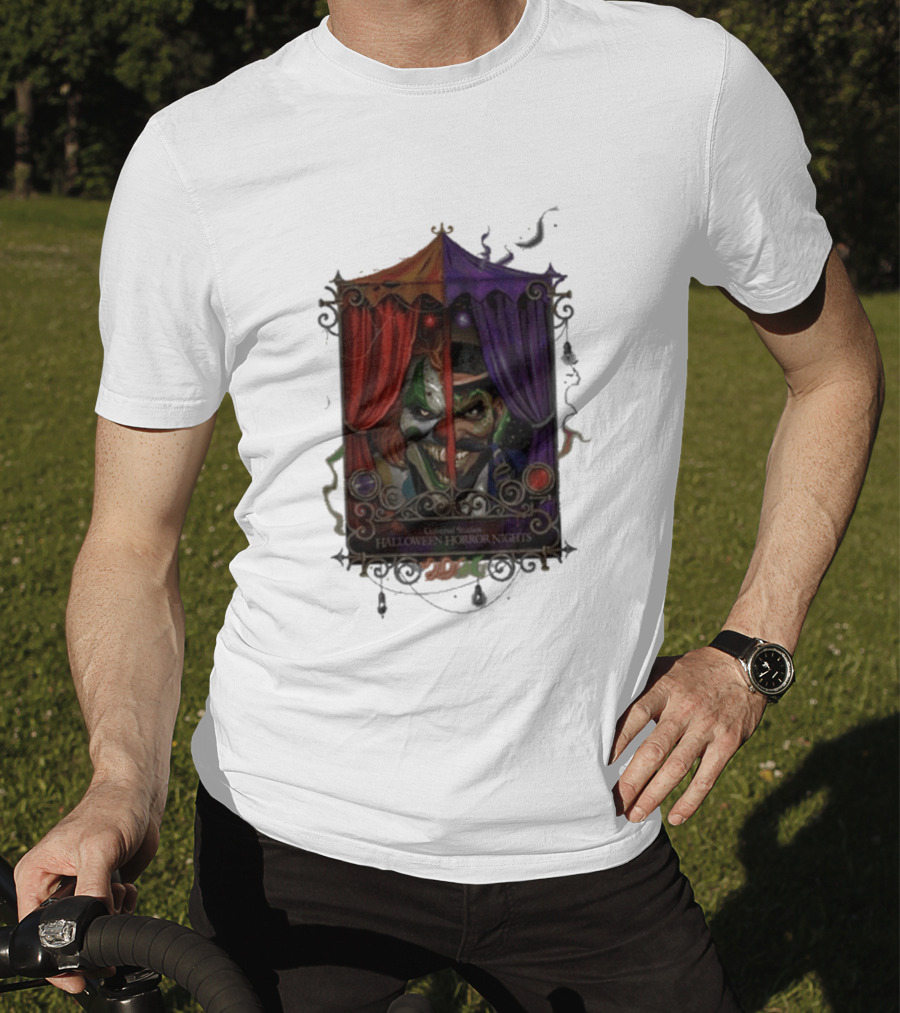 Universal Studios Halloween Horror Nights 2026 Dark Carnival Clown T-Shirt