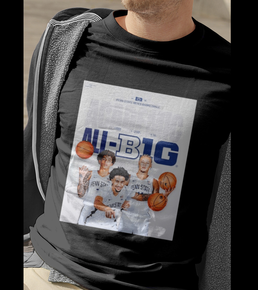 Penn State Men's Basketball Academic All Big Ten Honors 2026 Players T-Shirt