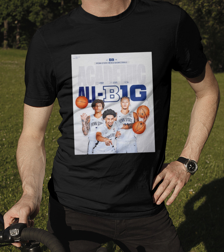 Penn State Men's Basketball Academic All Big Ten Honors 2026 Players T-Shirt