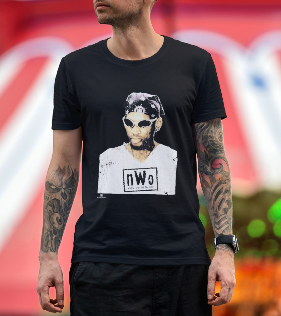 Dennis Rodman NWO New World Order Snow Wash T-Shirt