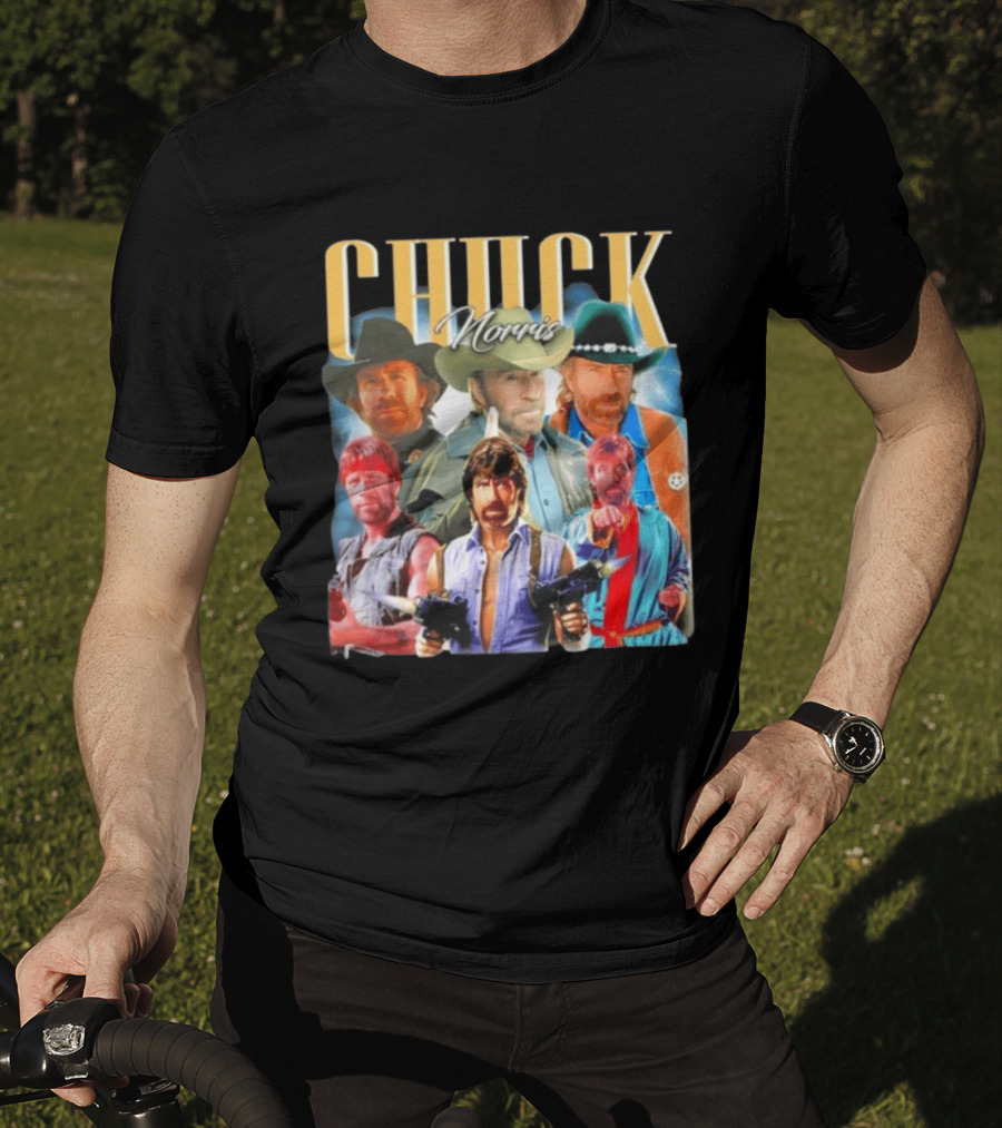 Chuck Norris 1940 2026 Collage Texas Ranger Legend T-Shirt