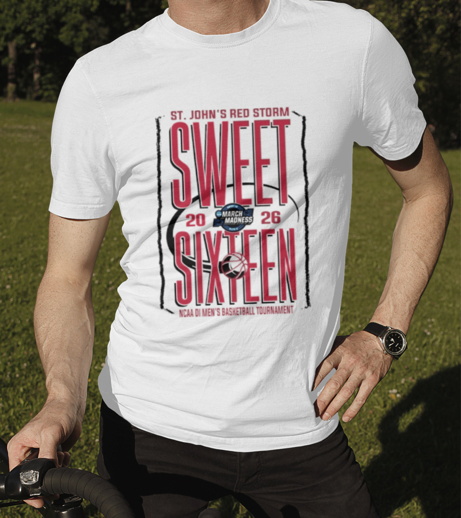St. John's Red Storm Sweet Sixteen 2026 NCAA Men's Basketball Tournament T-Shirt