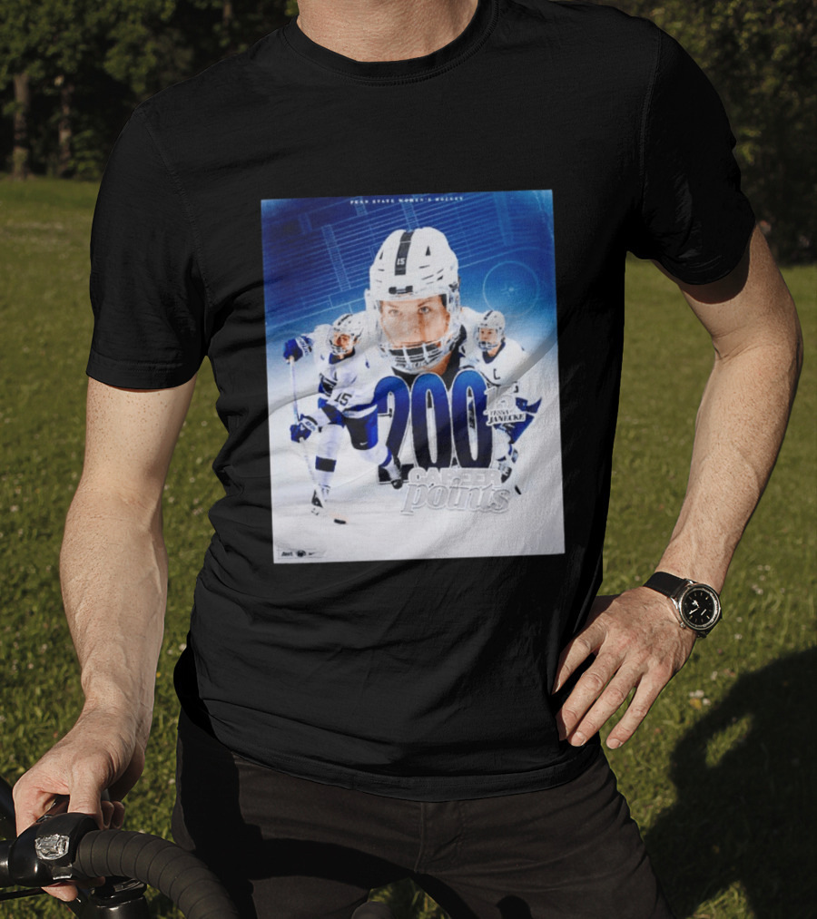 Penn State Women's Hockey Tessa Janecke 200 Career Points T-Shirt