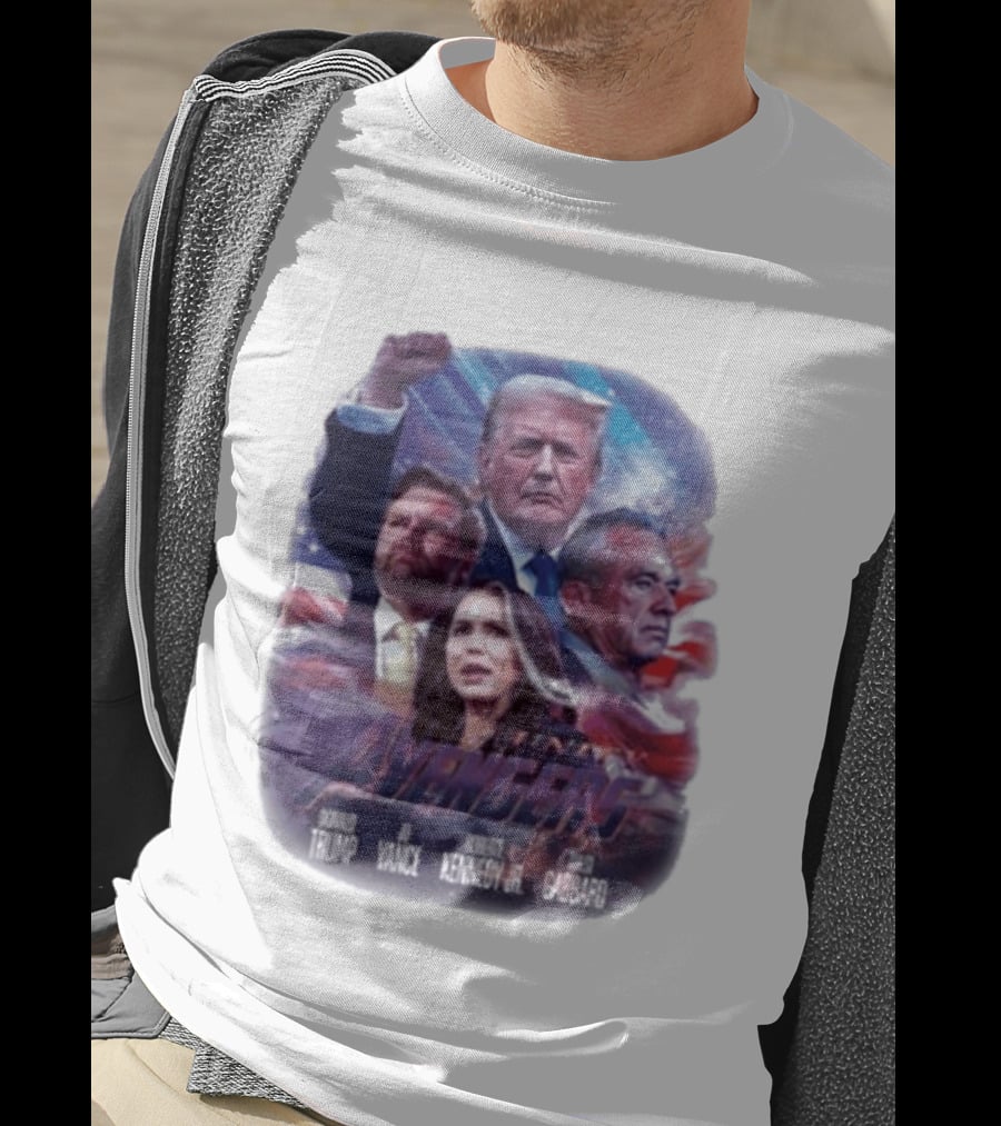 Unity Avengers Trump Vance Kennedy Jr Tulsi Gabbard T-Shirt