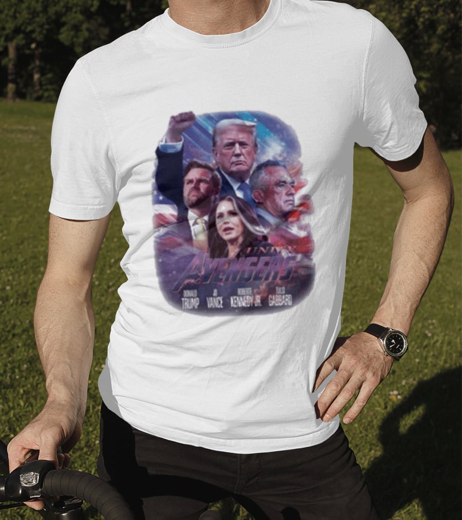 Unity Avengers Trump Vance Kennedy Jr Tulsi Gabbard T-Shirt