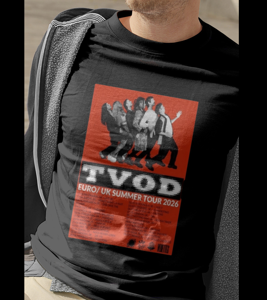 TVOD Euro UK Summer Tour 2026 Concert Dates And Cities T-Shirt