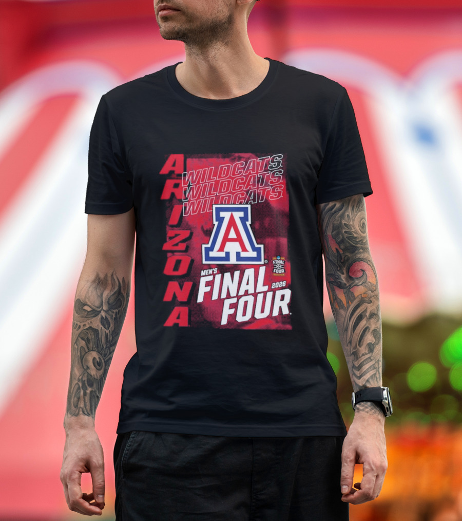 Arizona Wildcats 2026 Men's NCAA Final Four Basketball Tournament T-Shirt