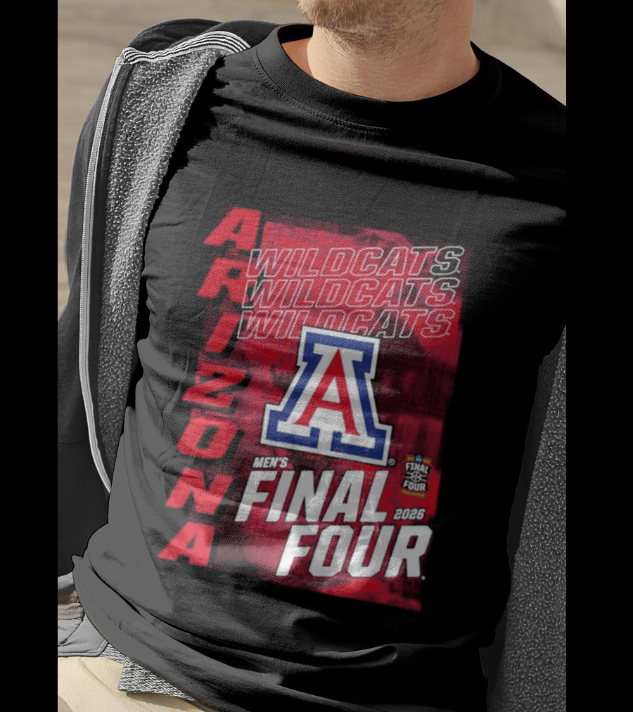 Arizona Wildcats 2026 Men's NCAA Final Four Basketball Tournament T-Shirt