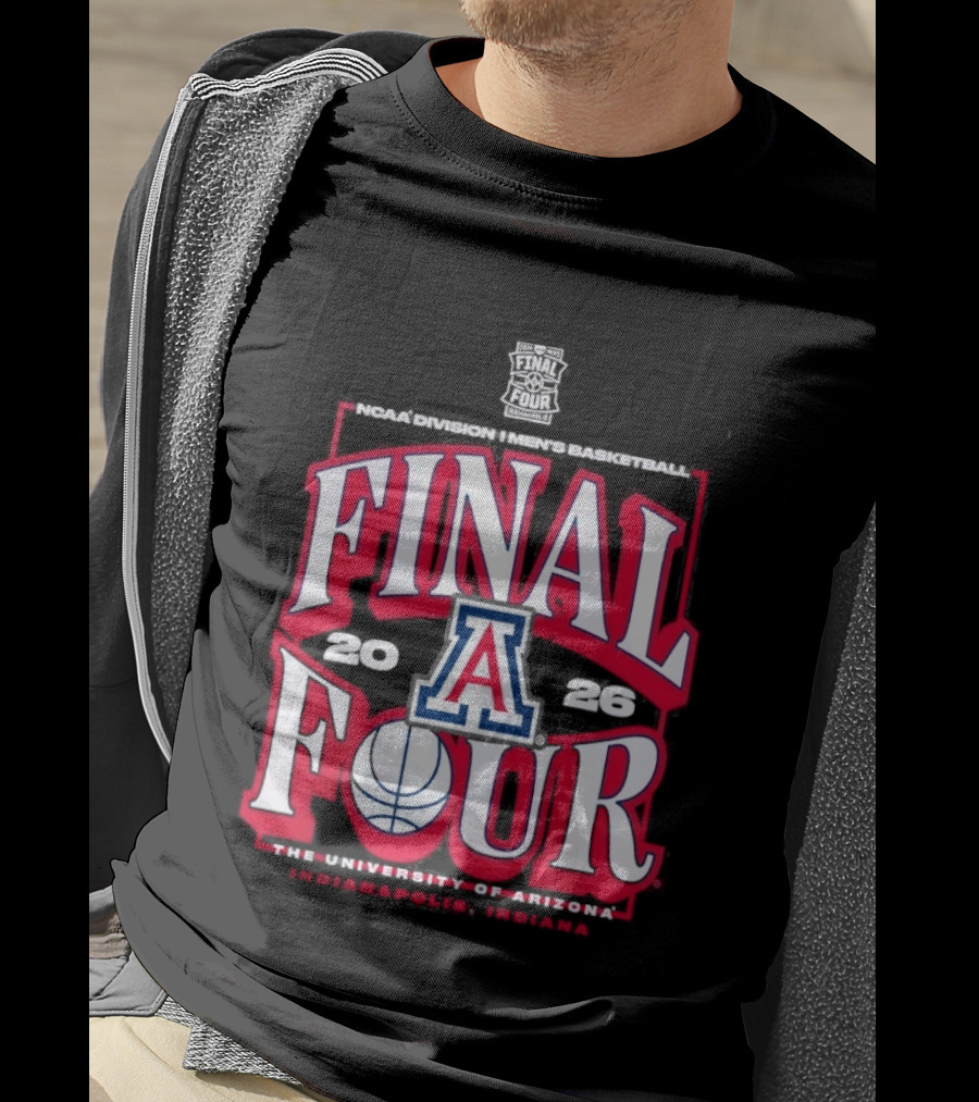 Arizona Wildcats 2026 NCAA Final Four March Madness Basketball Tournament University Of Arizona T-Shirt