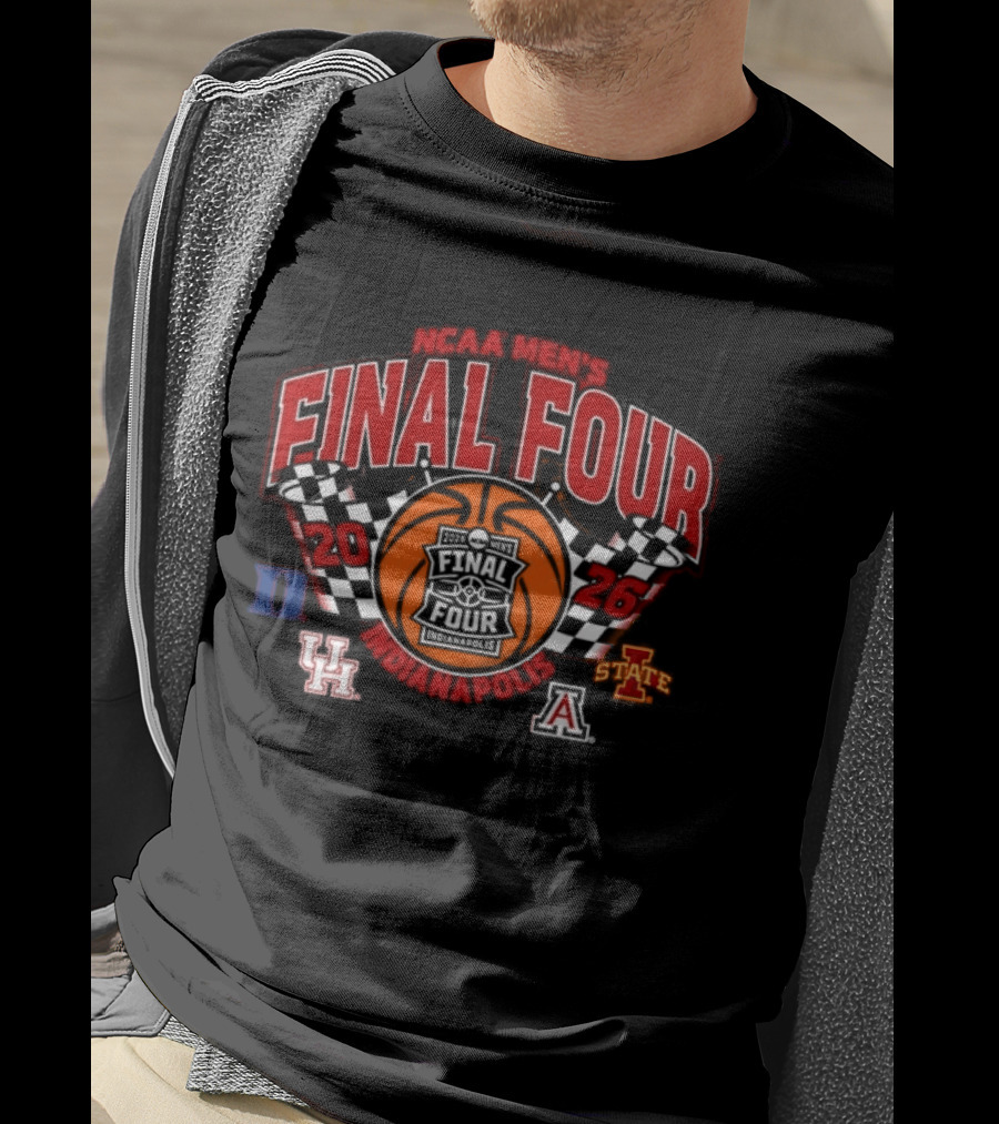 NCAA Men's Final Four 2026 Indianapolis Arizona Wildcats Basketball T-Shirt