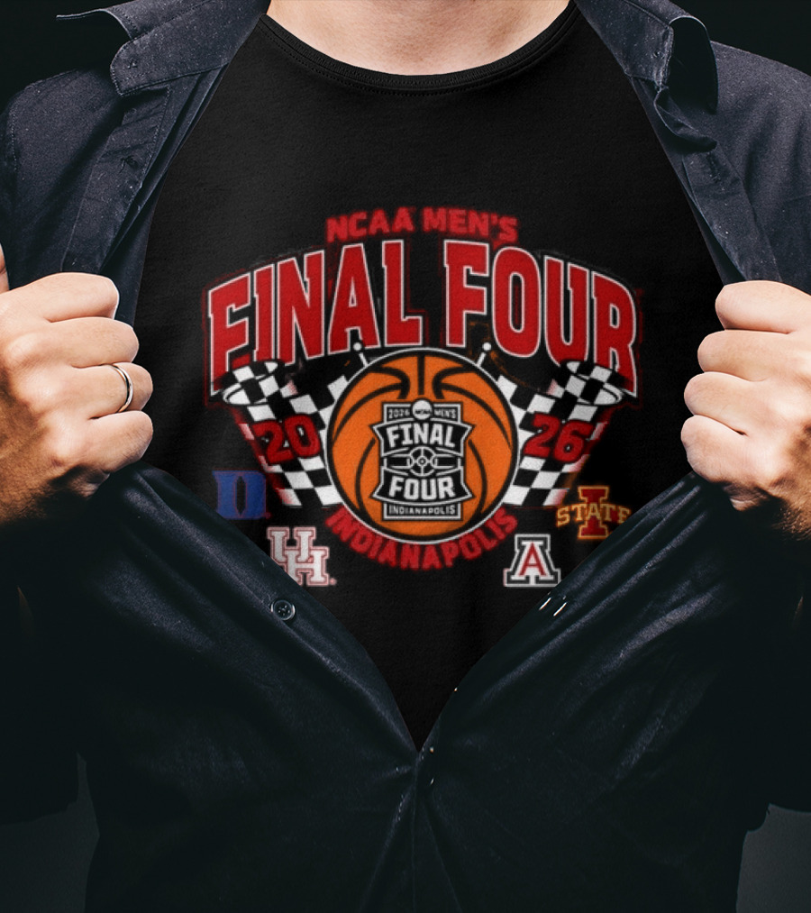 NCAA Men's Final Four 2026 Indianapolis Arizona Wildcats Basketball T-Shirt