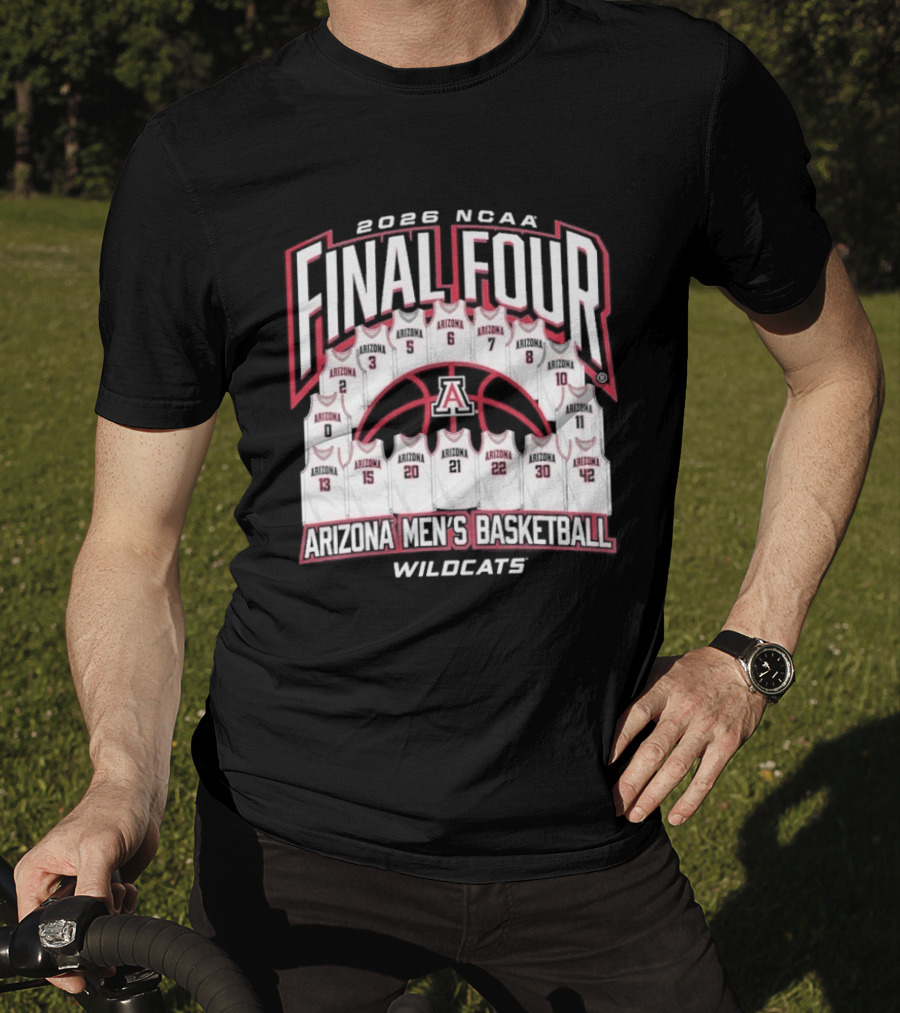 2026 NCAA Final Four Arizona Wildcats Men's Basketball T-Shirt