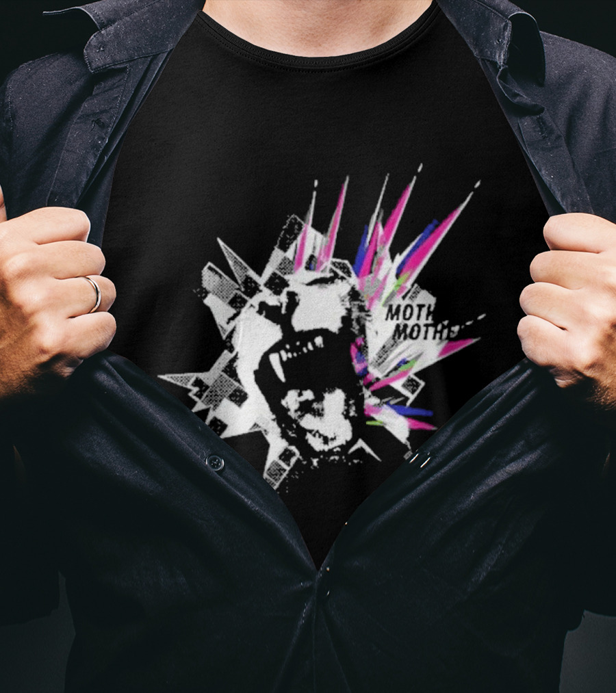 Mother Mother Eureka Deluxe Punk Rock Spiked Skull T-Shirt