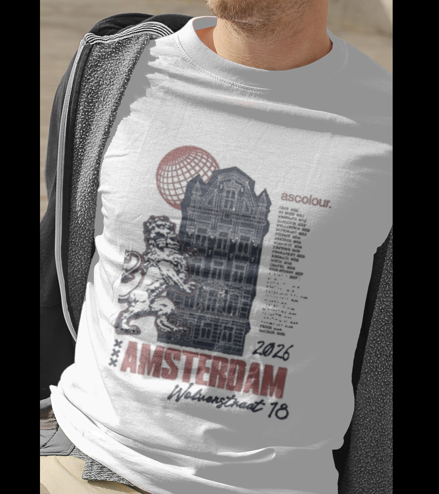 As Colour Amsterdam Opening 2016 Event Lion Element Festival Listing T-Shirt