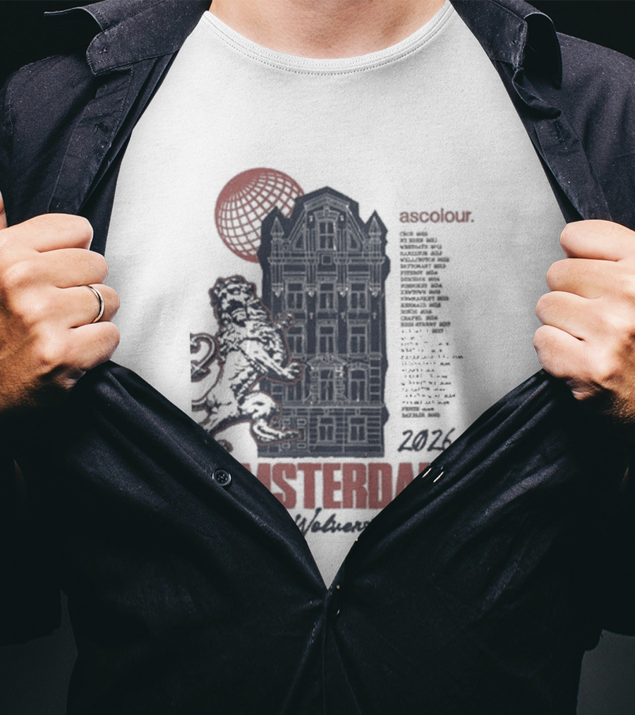 As Colour Amsterdam Opening 2016 Event Lion Element Festival Listing T-Shirt