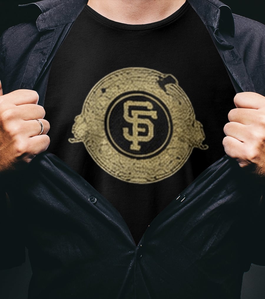 SF Giants Fourth Wing Night 2026 Giveaway SF Logo Baseball T-Shirt