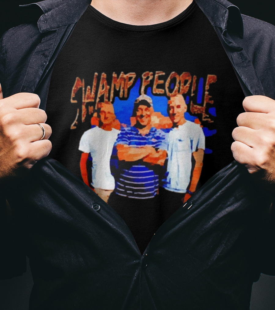 Swamp People Troy Landry Jacob Clint Alligator Adventure T-Shirt