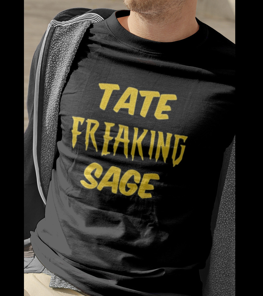 Tate Freaking Sage Bold Yellow T-Shirt