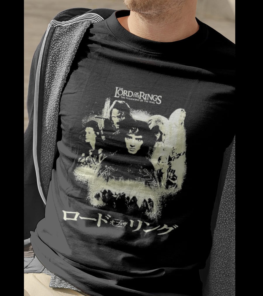 The Lord Of The Rings Fellowship Of The Ring Characters Japanese T-Shirt