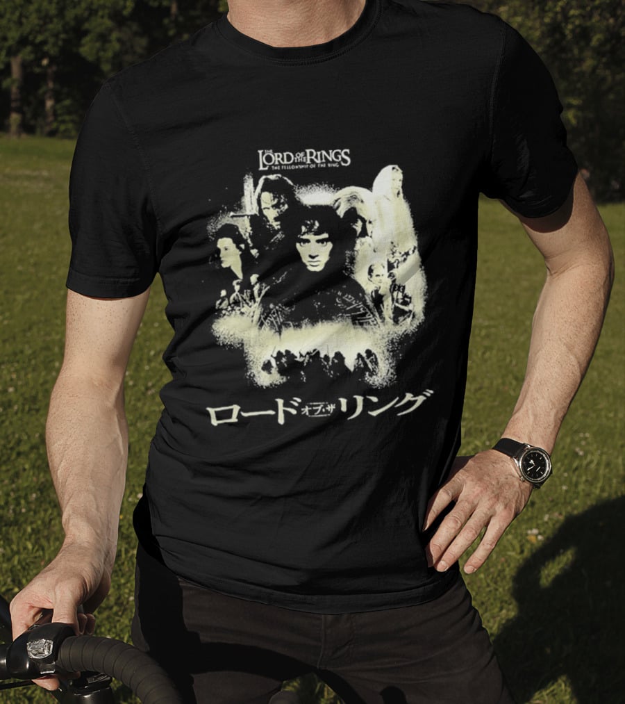 The Lord Of The Rings Fellowship Of The Ring Characters Japanese T-Shirt