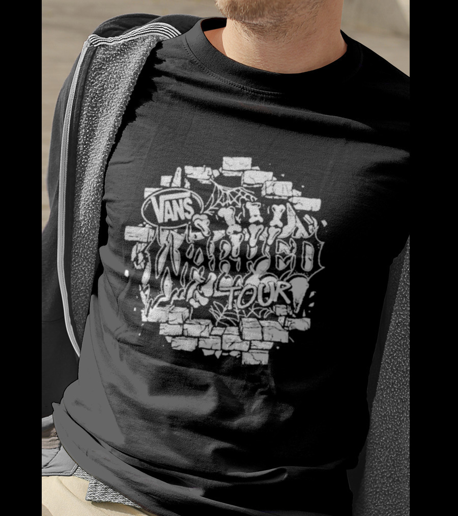 Vans Warped Tour Punk Rock Chaos Brick Wall T-Shirt