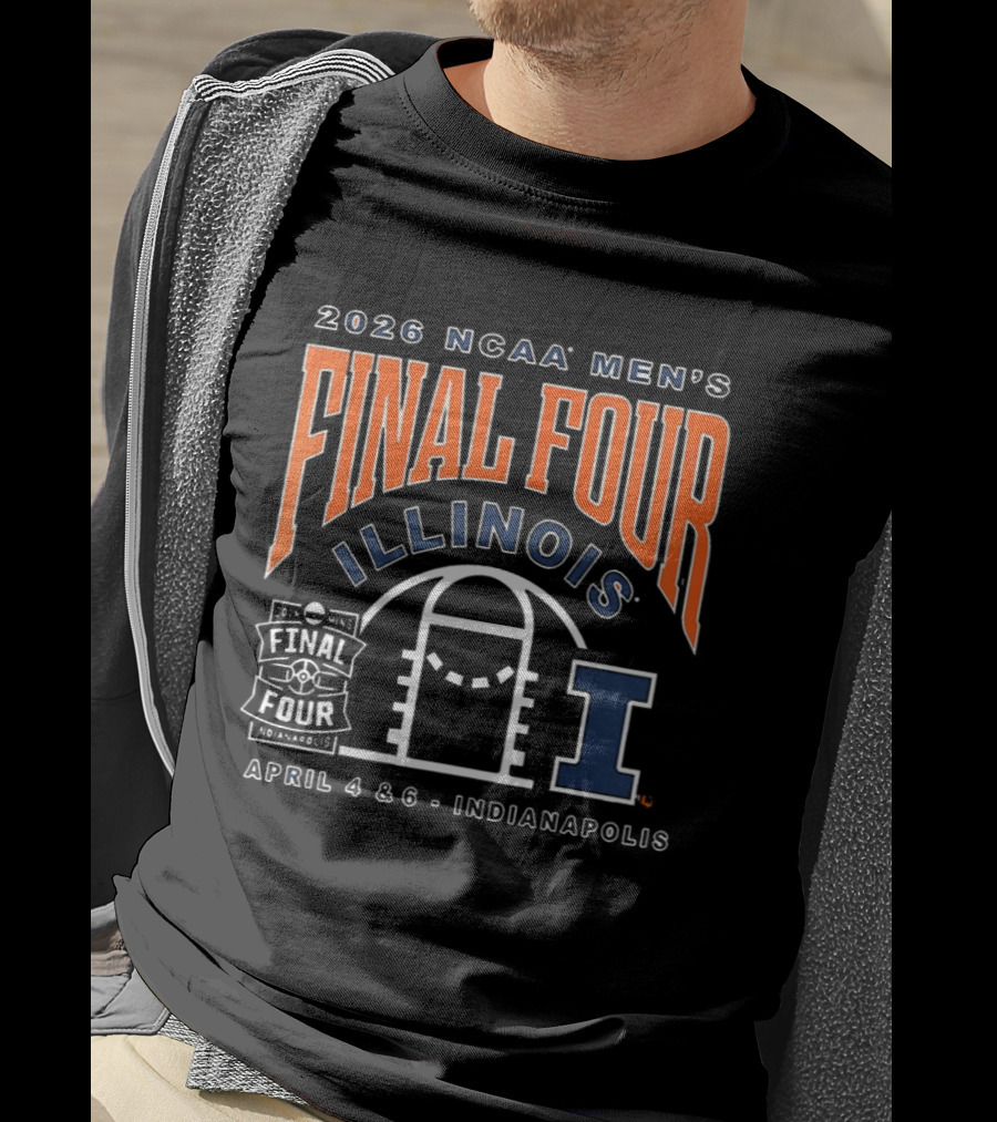 2026 NCAA Men's Final Four Illinois Basketball Indianapolis April 4 6 T-Shirt